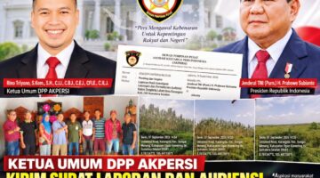 DPP AKPERSI Laporkan Persoalan Lahan Karangsia OKI ke Presiden
