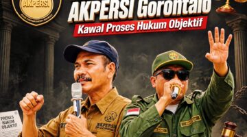 Kontrol Sosial AKPERSI Gorontalo Kawal Proses Hukum Objektif